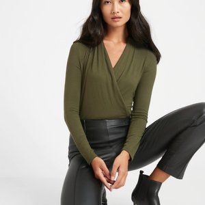 NWT Banana Republic Threadsoft Wrap Top